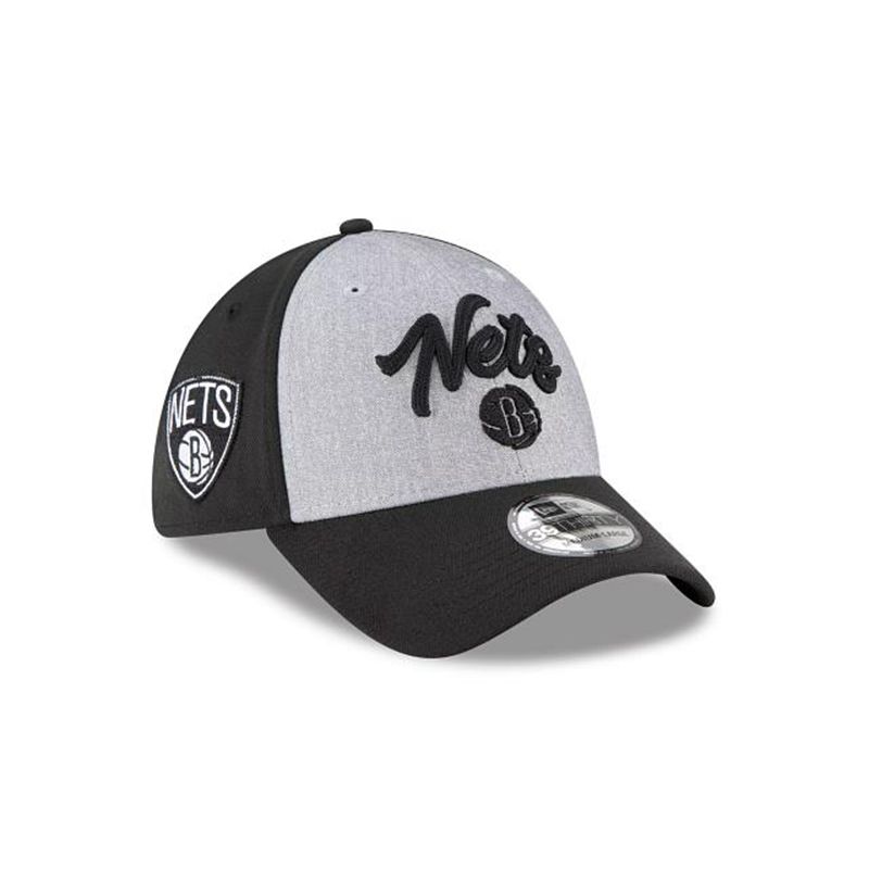 NBA Brooklyn Nets Draft 39Thirty Stretch Fit (LOV7100) - Black New Era Caps